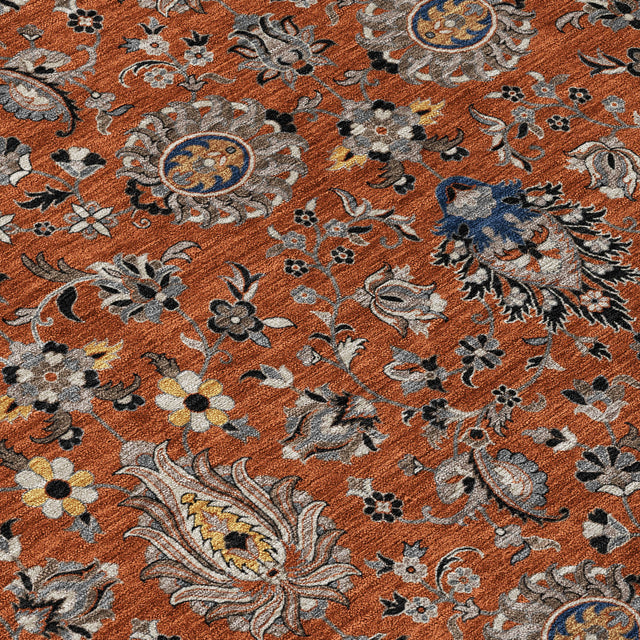 Addison Chantille ACN2192 Global Machine Made Traditional Paprika Rug