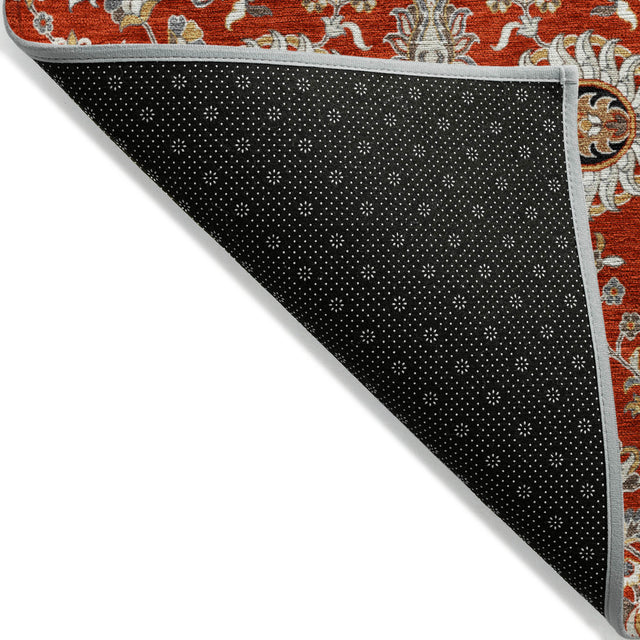 Addison Chantille ACN2192 Global Machine Made Traditional Red Rug