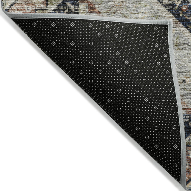 Addison Chantille ACN2195 Geometric Machine Made Transitional Black Rug