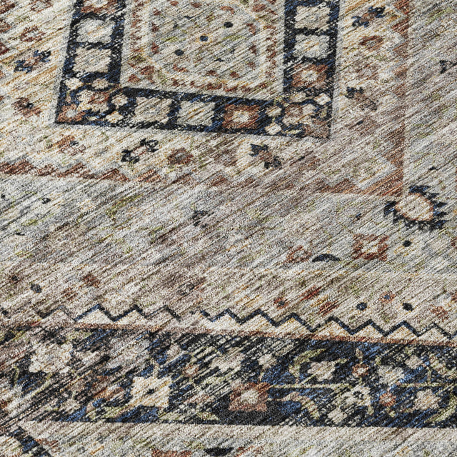 Addison Chantille ACN2195 Geometric Machine Made Transitional Black Rug