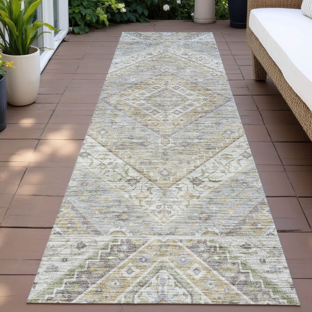Addison Chantille ACN2195 Geometric Machine Made Transitional Ivory Rug