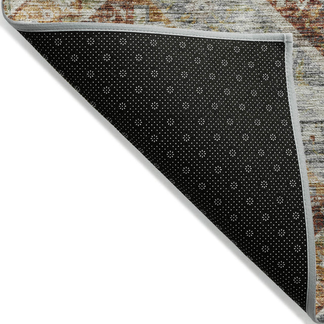 Addison Chantille ACN2195 Geometric Machine Made Transitional Paprika Rug