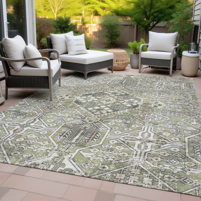 Addison Chantille ACN2197 Global Machine Made Traditional Aloe Rug