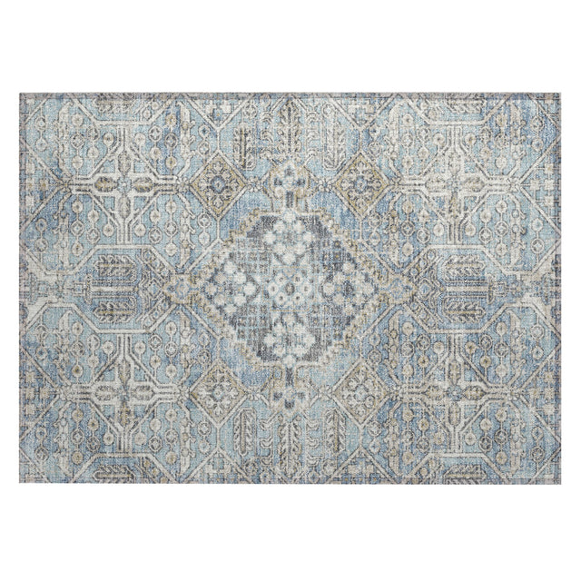 Addison Chantille ACN2197 Global Machine Made Traditional Sky Rug