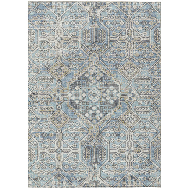Addison Chantille ACN2197 Global Machine Made Traditional Sky Rug
