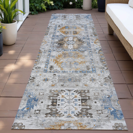 Addison Chantille ACN2198 Bohemian Machine Made Transitional Gray Rug