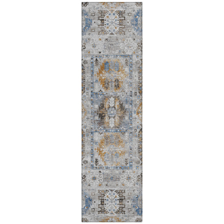 Addison Chantille ACN2198 Bohemian Machine Made Transitional Gray Rug