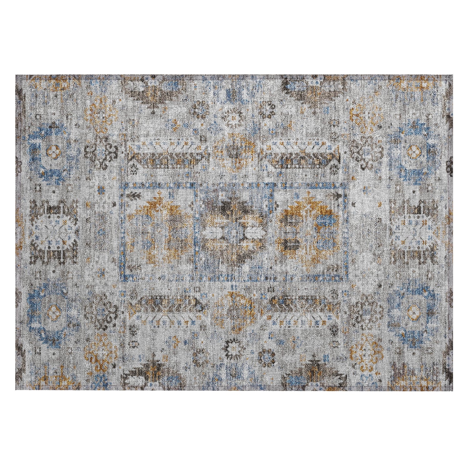 Addison Chantille ACN2198 Bohemian Machine Made Transitional Gray Rug