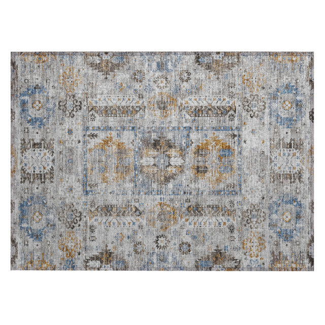 Addison Chantille ACN2198 Bohemian Machine Made Transitional Gray Rug