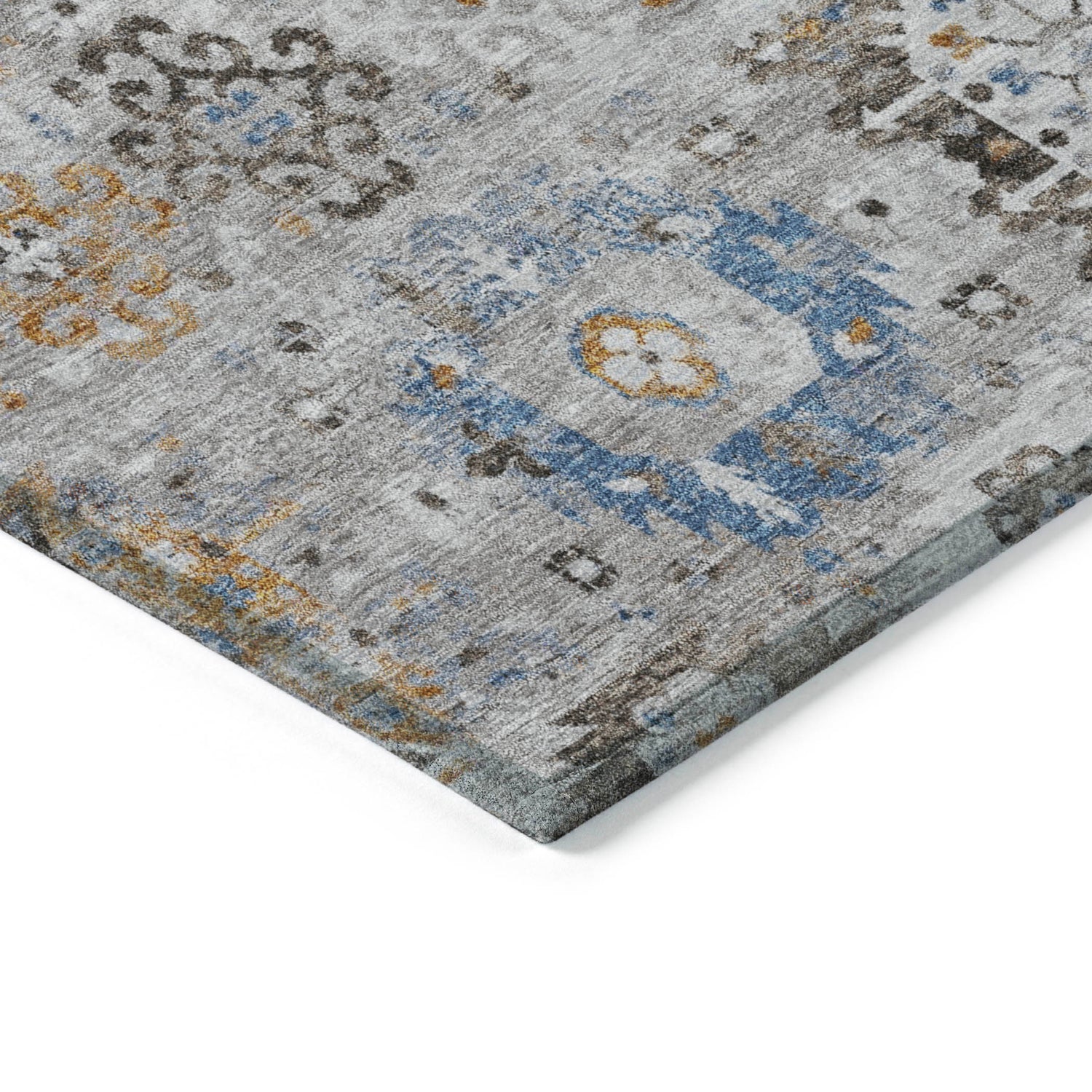 Addison Chantille ACN2198 Bohemian Machine Made Transitional Gray Rug