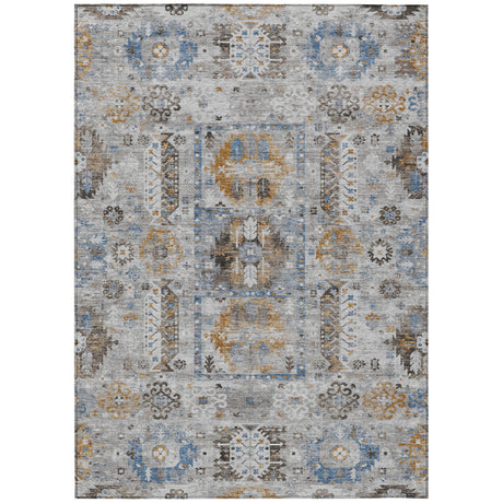 Addison Chantille ACN2198 Bohemian Machine Made Transitional Gray Rug