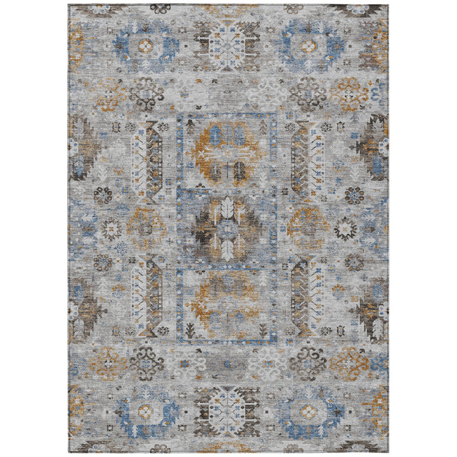 Addison Chantille ACN2198 Bohemian Machine Made Transitional Gray Rug