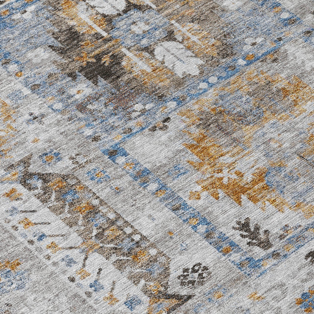 Addison Chantille ACN2198 Bohemian Machine Made Transitional Gray Rug