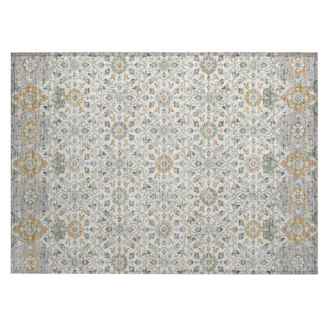 Addison Chantille ACN2199 Panel Machine Made Transitional Ivory Rug