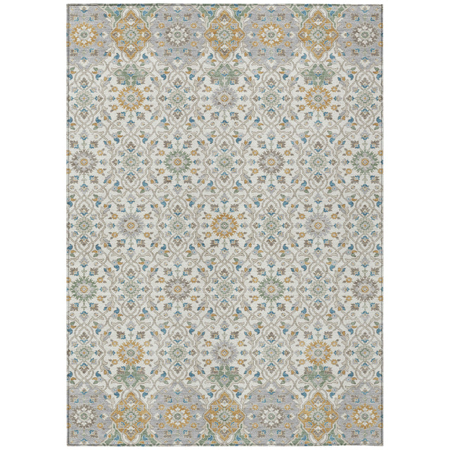 Addison Chantille ACN2199 Panel Machine Made Transitional Ivory Rug