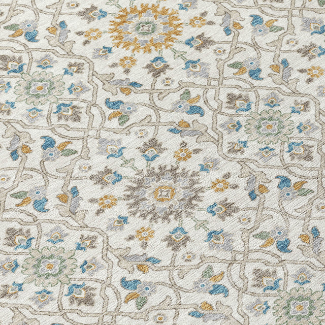 Addison Chantille ACN2199 Panel Machine Made Transitional Ivory Rug