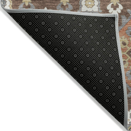 Addison Chantille ACN2200 Bohemian Machine Made Transitional Chocolate Rug