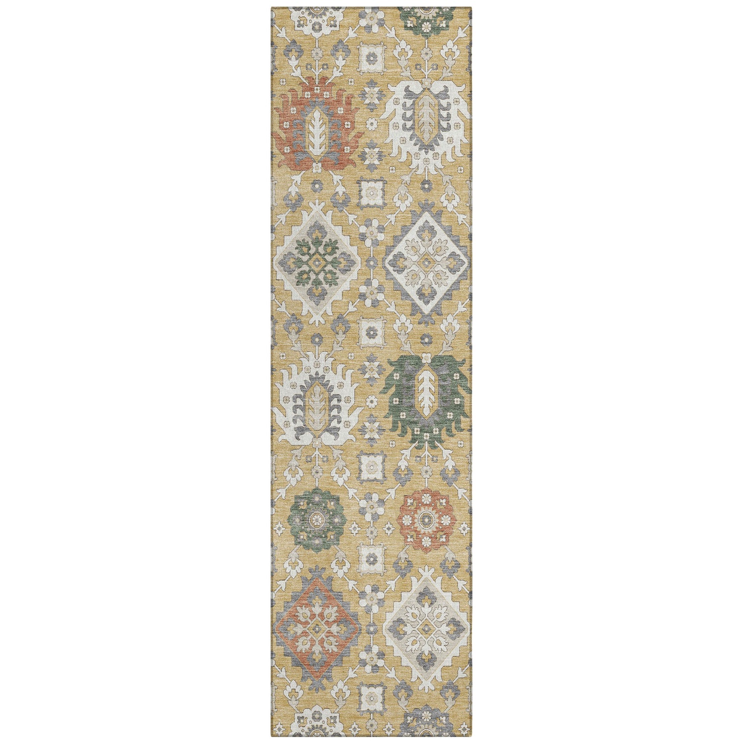 Addison Chantille ACN2200 Bohemian Machine Made Transitional Gold Rug