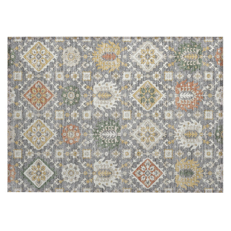 Addison Chantille ACN2200 Bohemian Machine Made Transitional Gray Rug