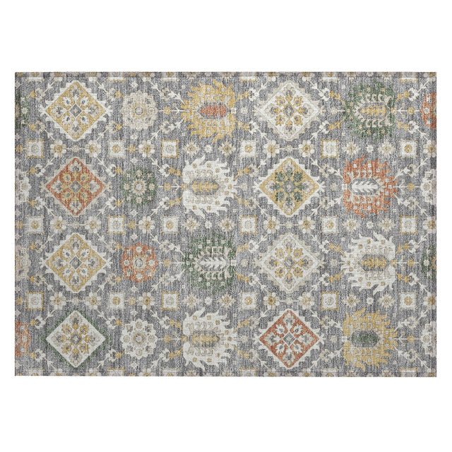 Addison Chantille ACN2200 Bohemian Machine Made Transitional Gray Rug