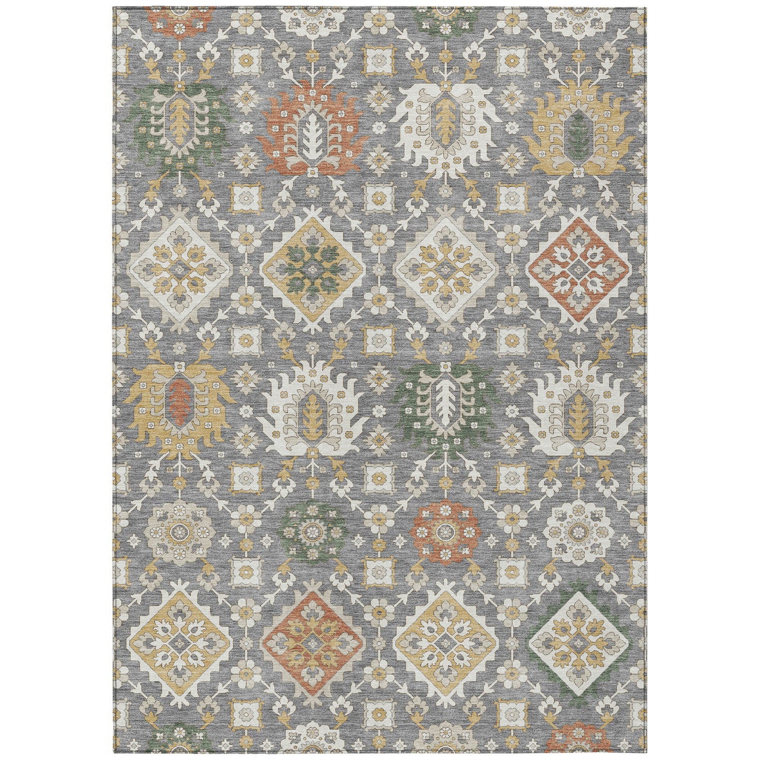 Addison Chantille ACN2200 Bohemian Machine Made Transitional Gray Rug