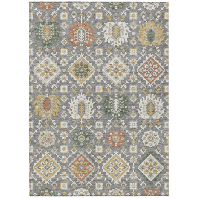 Addison Chantille ACN2200 Bohemian Machine Made Transitional Gray Rug