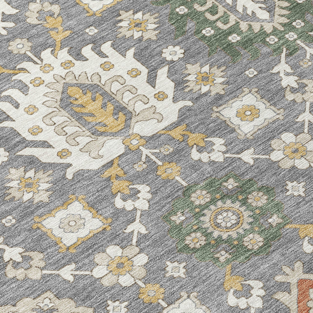 Addison Chantille ACN2200 Bohemian Machine Made Transitional Gray Rug