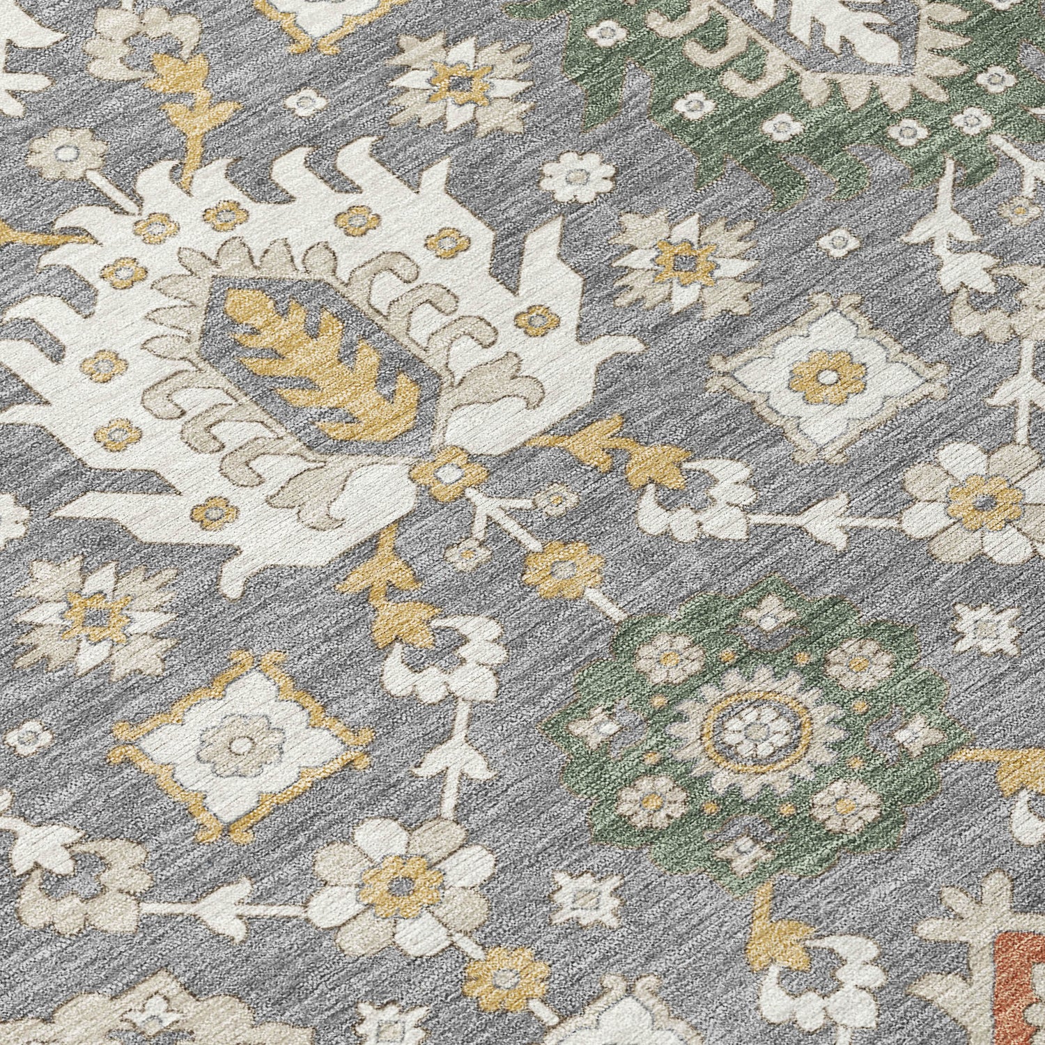 Addison Chantille ACN2200 Bohemian Machine Made Transitional Gray Rug