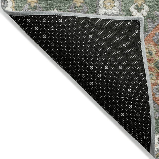 Addison Chantille ACN2200 Bohemian Machine Made Transitional Green Rug