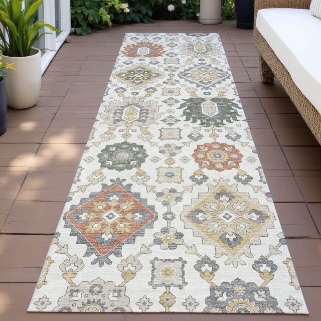 Addison Chantille ACN2200 Bohemian Machine Made Transitional Ivory Rug