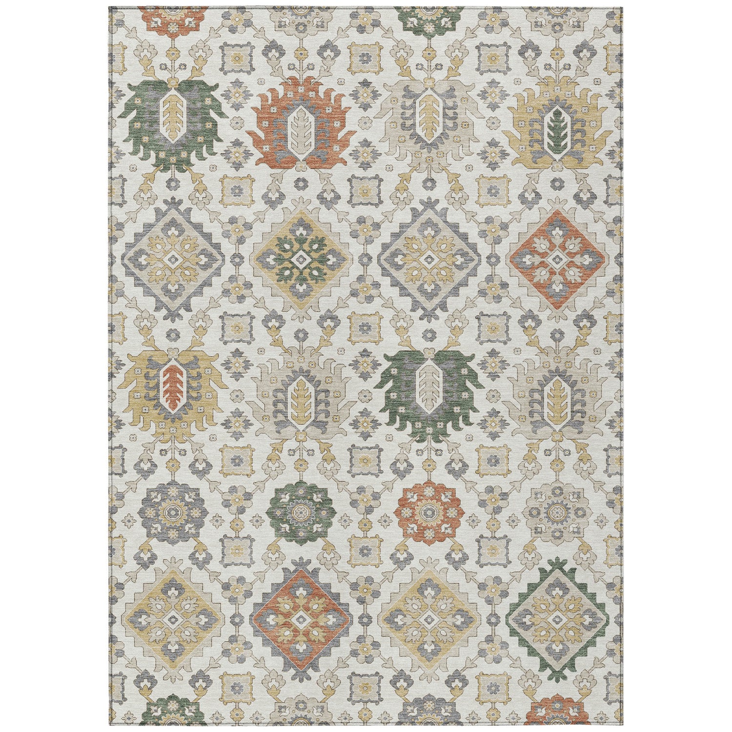 Addison Chantille ACN2200 Bohemian Machine Made Transitional Ivory Rug