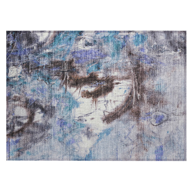 Addison Chantille ACN2202 Abstract Machine Made Transitional Lavender Rug