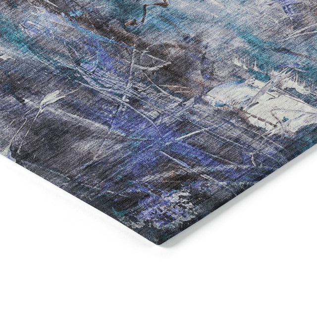 Addison Chantille ACN2202 Abstract Machine Made Transitional Lavender Rug