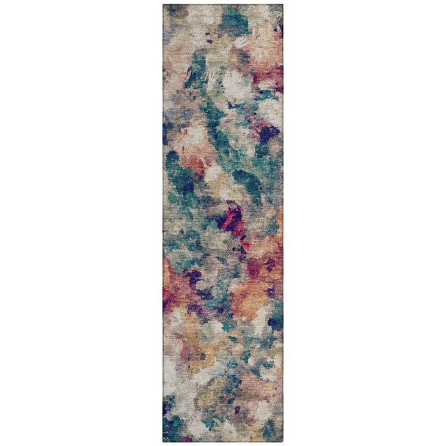 Addison Chantille ACN2203 Abstract Machine Made Transitional Putty Rug