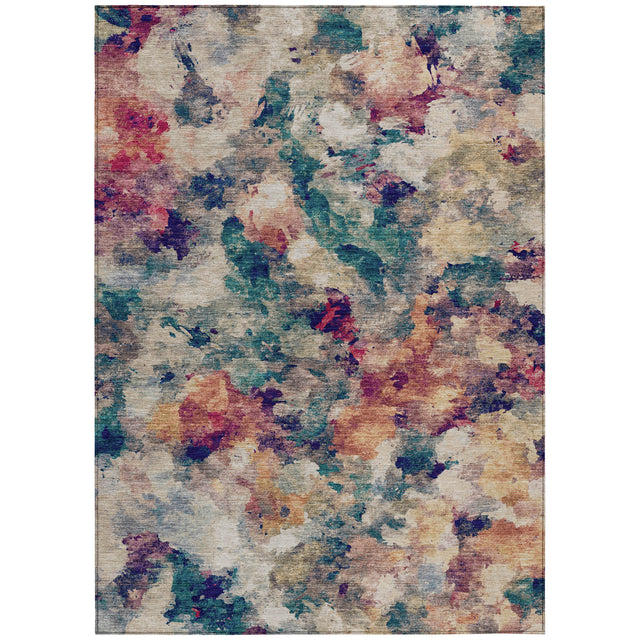 Addison Chantille ACN2203 Abstract Machine Made Transitional Putty Rug