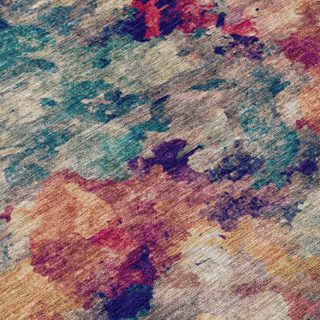 Addison Chantille ACN2203 Abstract Machine Made Transitional Putty Rug