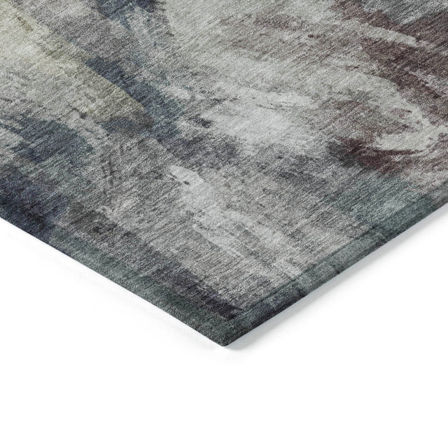 Addison Chantille ACN2204 Abstract Machine Made Transitional Gray Rug