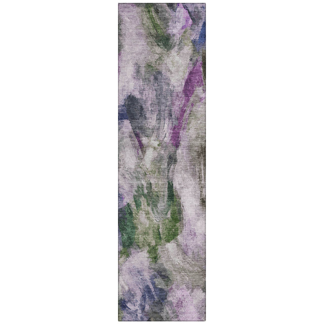 Addison Chantille ACN2204 Abstract Machine Made Transitional Lavender Rug