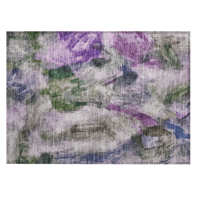 Addison Chantille ACN2204 Abstract Machine Made Transitional Lavender Rug