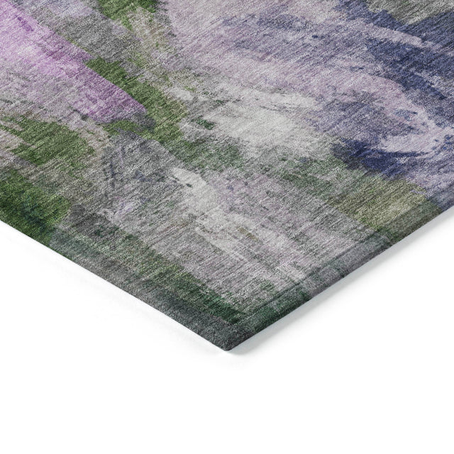 Addison Chantille ACN2204 Abstract Machine Made Transitional Lavender Rug