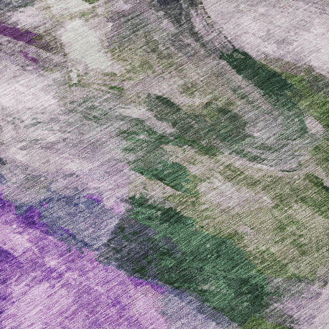 Addison Chantille ACN2204 Abstract Machine Made Transitional Lavender Rug