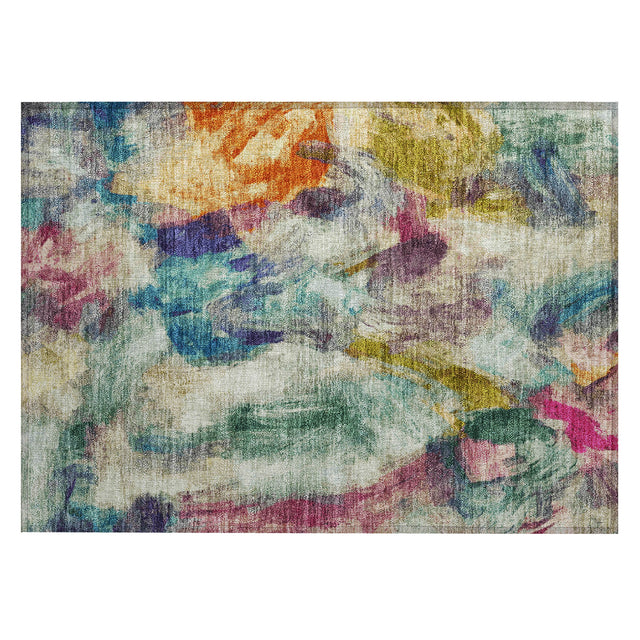 Addison Chantille ACN2204 Abstract Machine Made Transitional Sage Rug