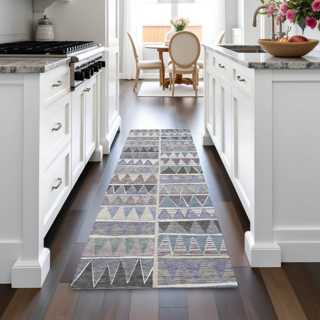 Addison Chantille ACN2205 Geometric Machine Made Transitional Lavender Rug