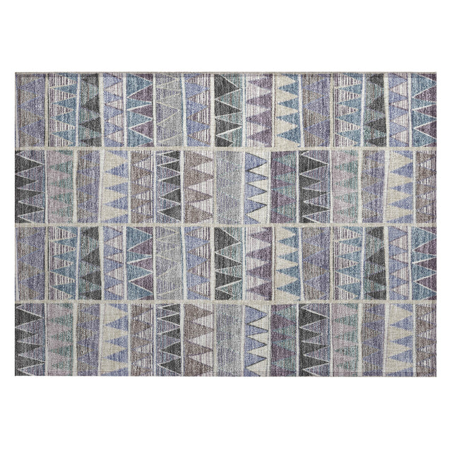 Addison Chantille ACN2205 Geometric Machine Made Transitional Lavender Rug