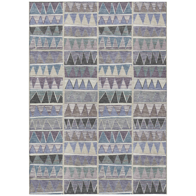 Addison Chantille ACN2205 Geometric Machine Made Transitional Lavender Rug