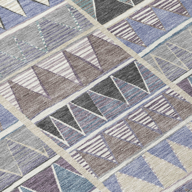 Addison Chantille ACN2205 Geometric Machine Made Transitional Lavender Rug