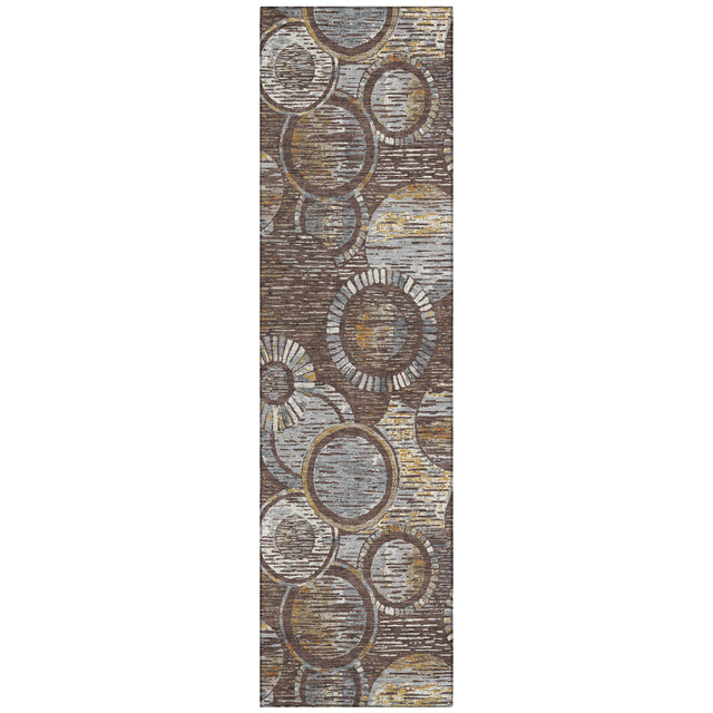 Addison Chantille ACN2206 Geometric Machine Made Transitional Fudge Rug