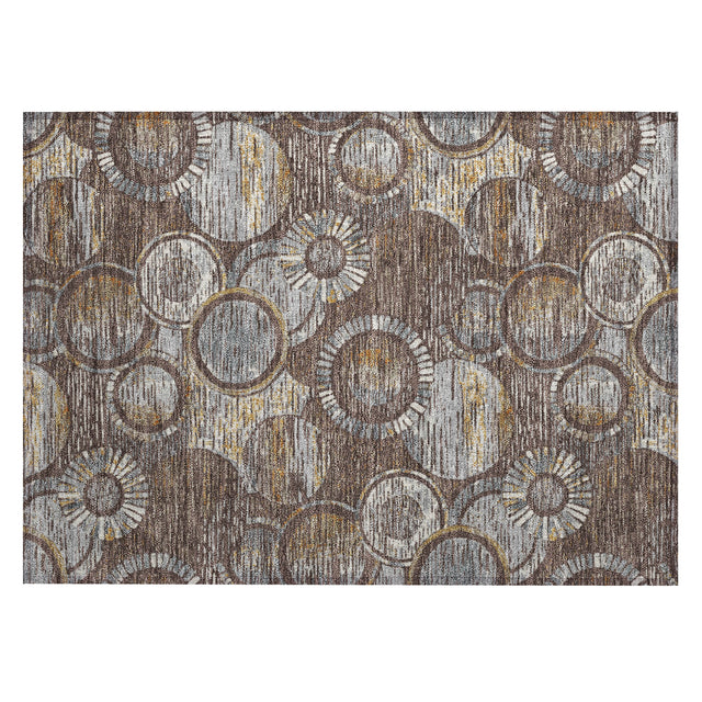 Addison Chantille ACN2206 Geometric Machine Made Transitional Fudge Rug