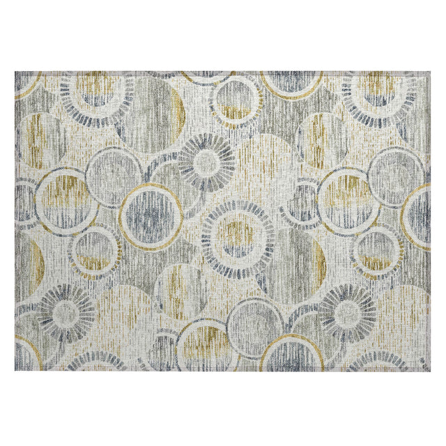 Addison Chantille ACN2206 Geometric Machine Made Transitional Ivory Rug