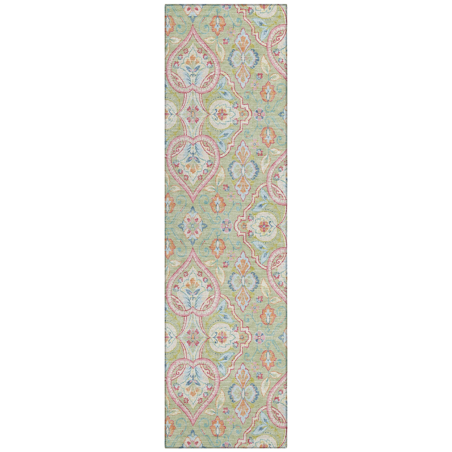 Addison Chantille ACN2207 Bohemian Machine Made Transitional Aloe Rug